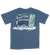 Blue Have an Iced Day Ski T-Shirt Back