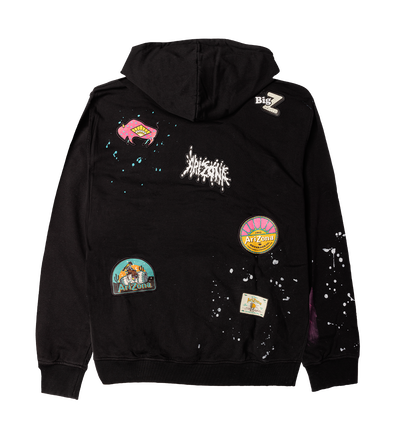 Splatter hoodie back