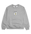 Gray Thank You Smiley Face Crewneck Sweatshirt
