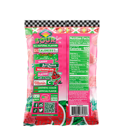 Watermelon Sour Fruit Snacks 5oz