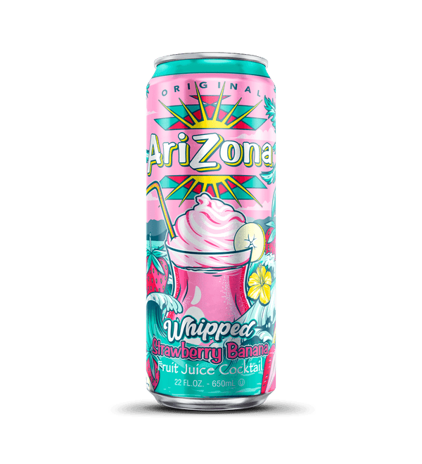 Whipped Strawberry Banana Juice Cocktail | 22 oz. Big Can / 12-pack