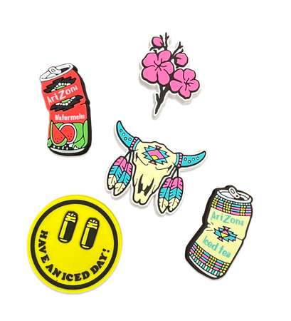 5-Piece Smiley Face Shoe Charm Set – DrinkAriZona