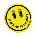 Have an iced day smiley illustration