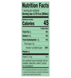 Green Tea Juice Box Nutrition Facts