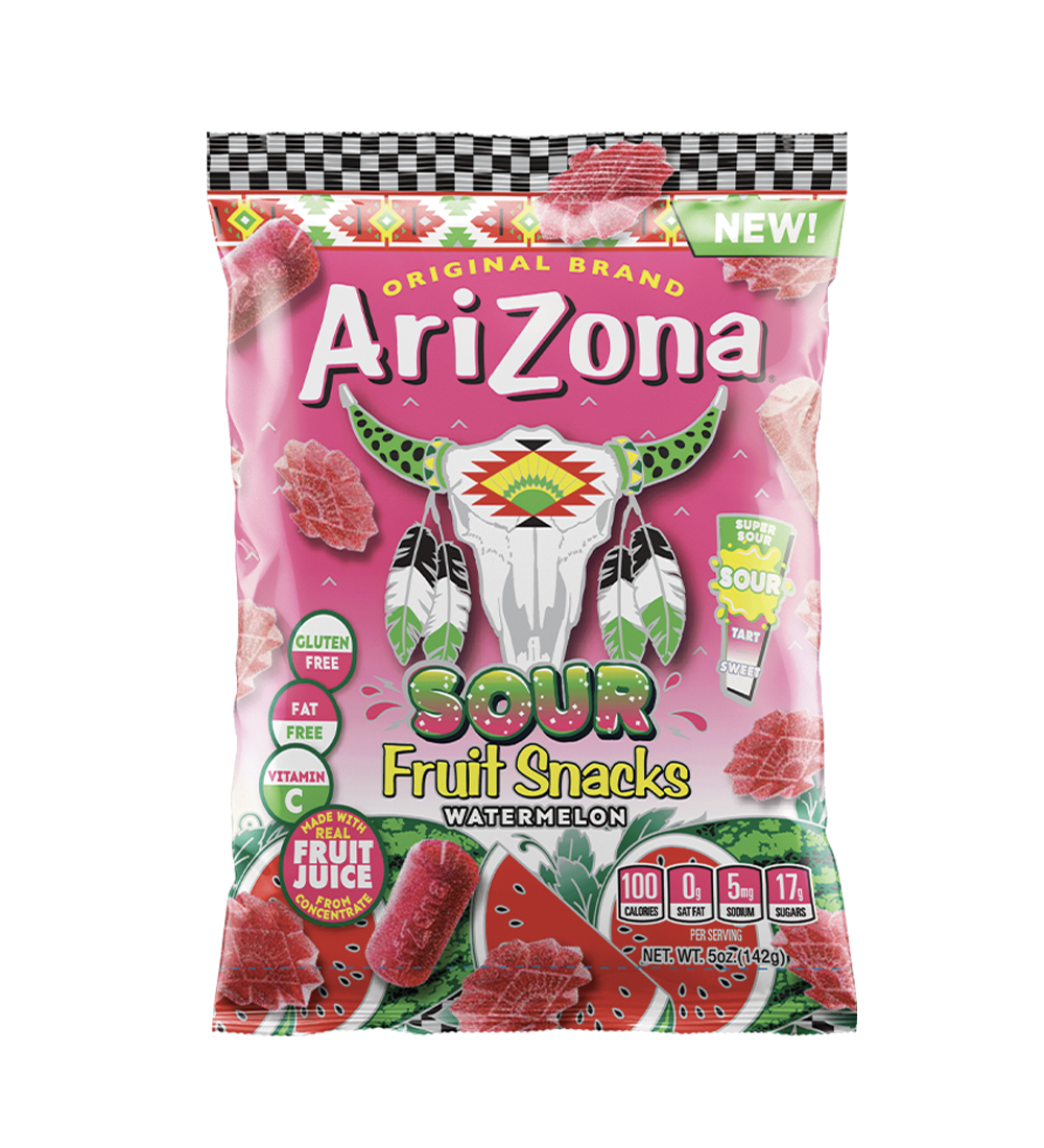 Watermelon Sour Fruit Snacks 5oz 12-Pack