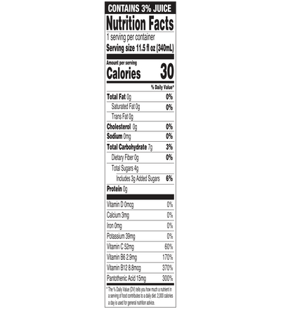 Ni 11.5oz caution cans lowcarb