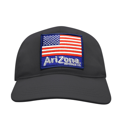 Arizona american flag trucker hat black