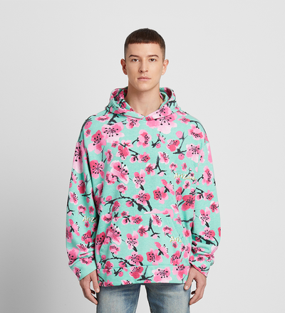 Az blossom hoodie model front