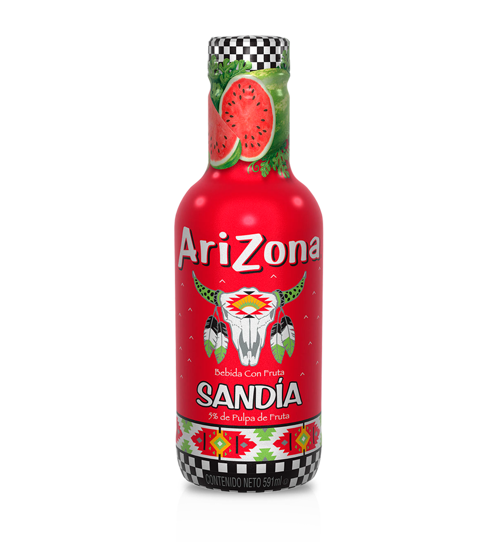 AZ Bebida Con Sandia 12PK 591ml Glass