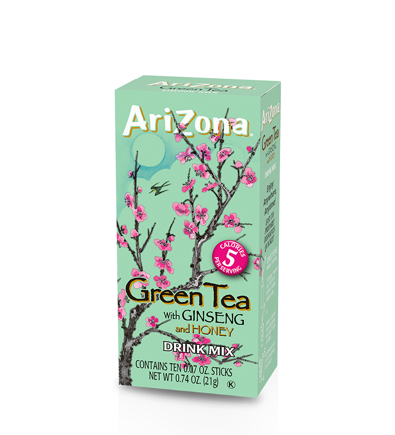 Arizona, Green Tea Honey & Peach Juice, Deliziosa Bevanda al Tè Verde –  Raspada