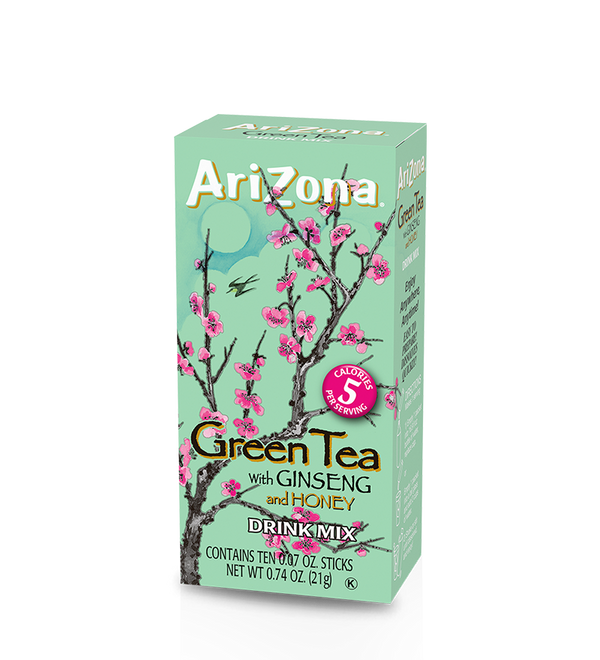 AriZona Tea - Green Tea Sugar Free Powder - Case of 12 - Shop AriZona