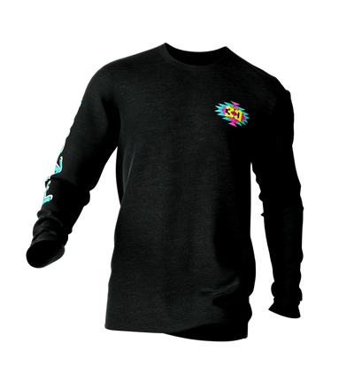 Az t30 whos thirsty long sleeve black front view.webp