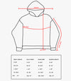 Cherry blossom hoodie size chart