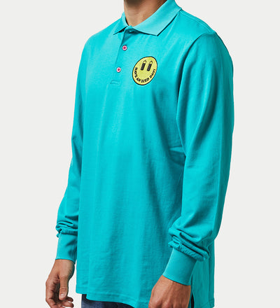 Turquoise LS Polo