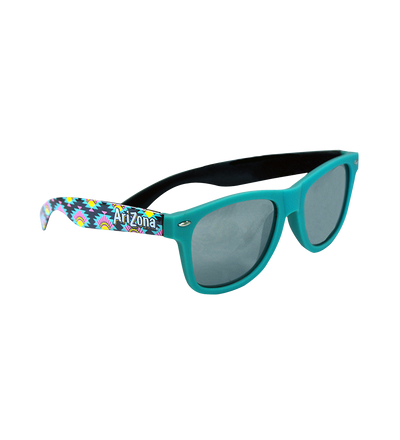 Matte teal vintage arizona sunglasses