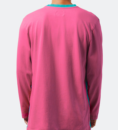 Skater Teal/Pink L/S T-Shirt