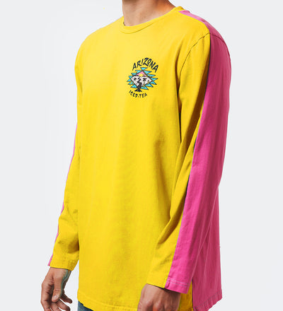 Skater Yellow/Pink L/S T-Shirt