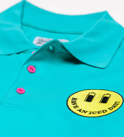 Turquoise LS Polo
